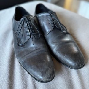 Gray Kenneth Cole Derby Dress Shoes